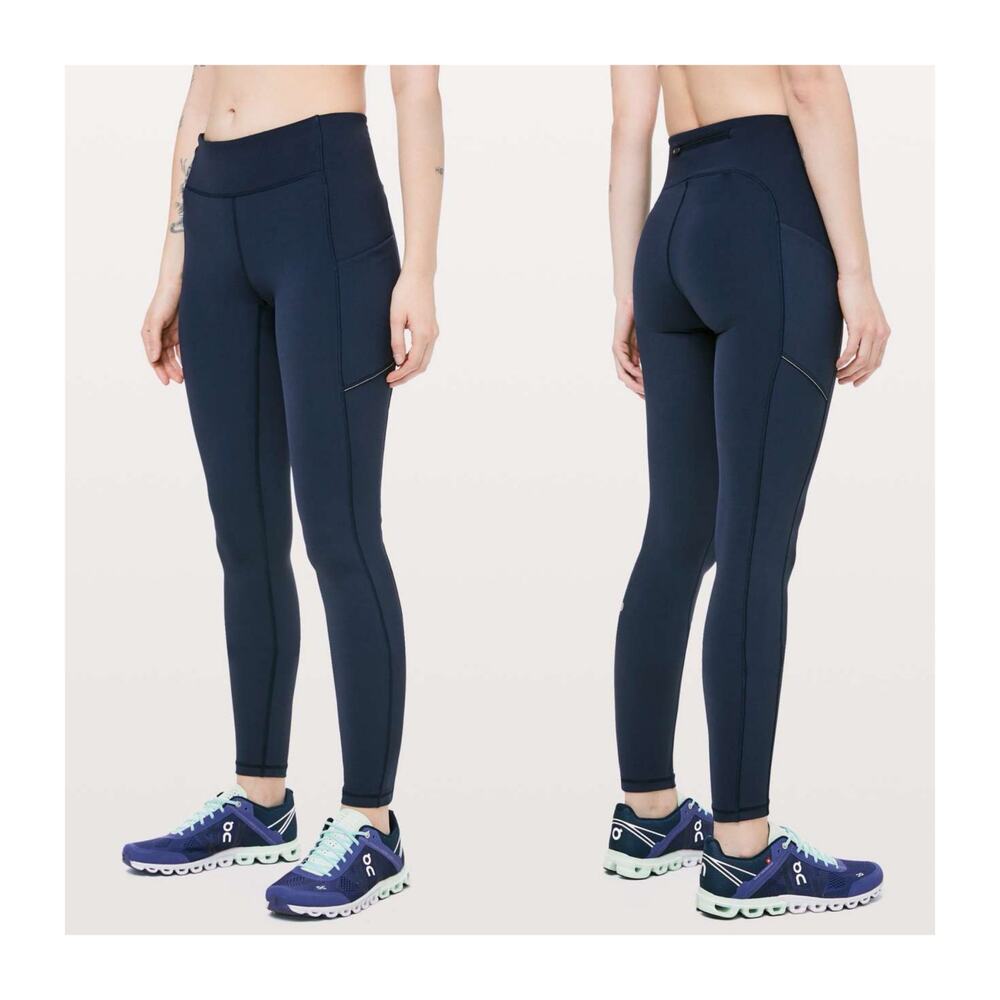 LULULEMON Speed Up Tight True Navy 28" Size 4